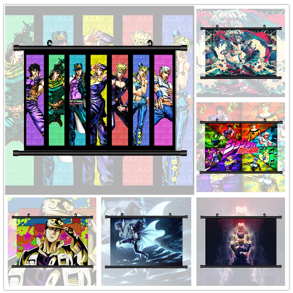 Jojo's Bizarre Adventure Anime Manga HD Print Wall Poster Scroll 
Jojo's Bizarre Adventure Anime Manga HD Print Wall Poster Scroll