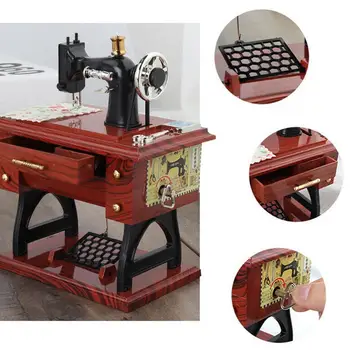 YL1010 Trumpet Sewing Machine Music Box Retro Nostalgic Music Direct Box Gift Wholesale Simulation LOGO Sales C5V5
YL1010 Trumpet Sewing Machine Music Box Retro Nostalgic Music Direct Box Gift Wholesale Simulation LOGO Sales C5V5