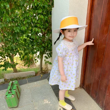 2020 Summer New Children Cute Sweet Short Sleeve Cotton Princess Dress Girls Baby Hipster Lace Collar Fashion Floral Dresses
2020 Summer New Children Cute Sweet Short Sleeve Cotton Princess Dress Girls Baby Hipster Lace Collar Fashion Floral Dresses