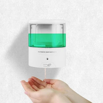 600ML Soap Dispenser ABS Infrared Auto-Sensing Wall-Mount Automatic Soap Dispenser Automatic IR Sensor for Home Kitchen Bathroom
600ML Soap Dispenser ABS Infrared Auto-Sensing Wall-Mount Automatic Soap Dispenser Automatic IR Sensor for Home Kitchen Bathroom