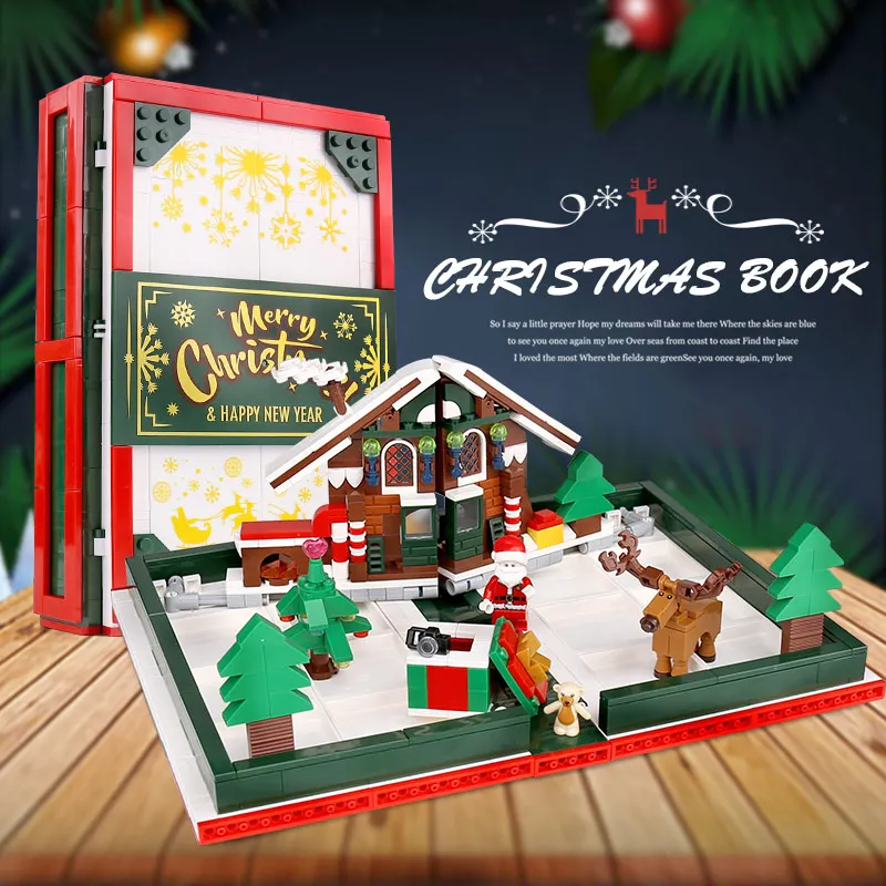 Christmas Toys The 3D Foldable Christmas Store Book Set Building Blocks Bricks Kits Santa Claus Toys Kids Christmas Gifts
Christmas Toys The 3D Foldable Christmas Store Book Set Building Blocks Bricks Kits Santa Claus Toys Kids Christmas Gifts