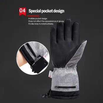 Winter outdoor lithium battery three-speed temperature-regulating ski gloves New Electric Heating Snowboard Ski Gloves hot 
Winter outdoor lithium battery three-speed temperature-regulating ski gloves New Electric Heating Snowboard Ski Gloves hot