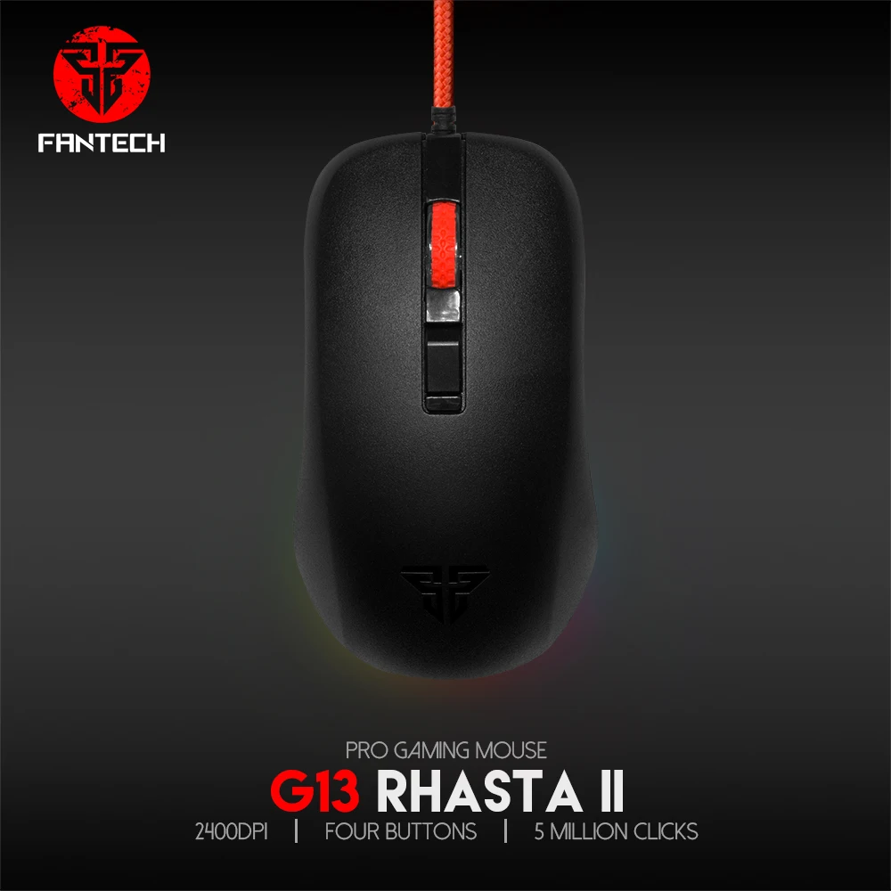 FANTECH G13 2400DPI USB Wired Mouse LED Ergonomic Mouse For PC Laptop Game Computer Mouse For PUBG CS FPS Mouse Gamer
FANTECH G13 2400DPI USB Wired Mouse LED Ergonomic Mouse For PC Laptop Game Computer Mouse For PUBG CS FPS Mouse Gamer