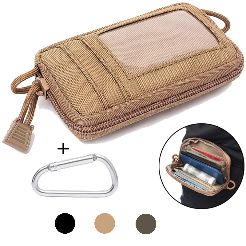 Tactical Card Bag Wallet Molle EDC Pouch Waterproof Key Holder Money Case Pack Military Outdoor Hunting Traveling Waist Bag
Tactical Card Bag Wallet Molle EDC Pouch Waterproof Key Holder Money Case Pack Military Outdoor Hunting Traveling Waist Bag