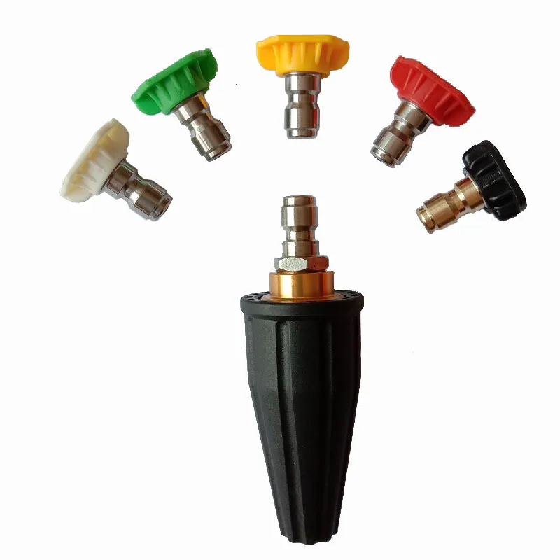 1/4" Car Pressure Washer Accessory Turbo Nozzles Sprayer Rotray Pivoting Coupler Jet Sprayer For Quick Connector
1/4" Car Pressure Washer Accessory Turbo Nozzles Sprayer Rotray Pivoting Coupler Jet Sprayer For Quick Connector