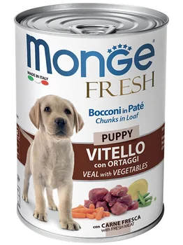 MONGE MONGE PUPPY FRESH CHUNKS IN LOAF for puppies meatloaf with beef and vegetables 400g
MONGE MONGE PUPPY FRESH CHUNKS IN LOAF for puppies meatloaf with beef and vegetables 400g