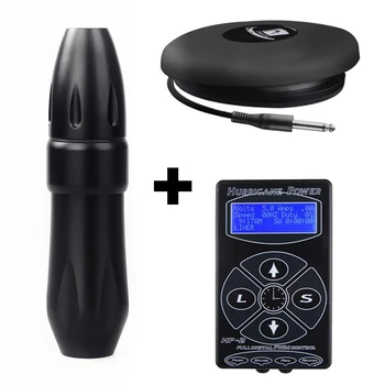 Newest Tattoo Rotary Machine Pen Strong Quiet With HP-2 Tattoo Power Supply Digital Power LCD Display Black For Tattoo Kit
Newest Tattoo Rotary Machine Pen Strong Quiet With HP-2 Tattoo Power Supply Digital Power LCD Display Black For Tattoo Kit