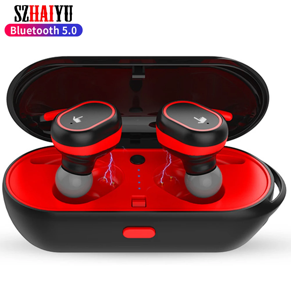 TWS Wireless EarbudsBluetooth Earphone 5.0 3D Stereo HIFI Sports Headset Waterproof Mini Touch Control with mic micropone
TWS Wireless EarbudsBluetooth Earphone 5.0 3D Stereo HIFI Sports Headset Waterproof Mini Touch Control with mic micropone