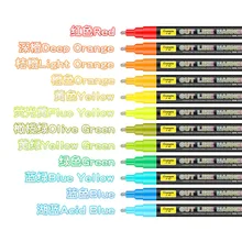 GN 157 Shiny Double Line Outline Pen Color Marker 24 Color Set Net Red Double Line Silver Light Hand Account Flash Pen
GN 157 Shiny Double Line Outline Pen Color Marker 24 Color Set Net Red Double Line Silver Light Hand Account Flash Pen