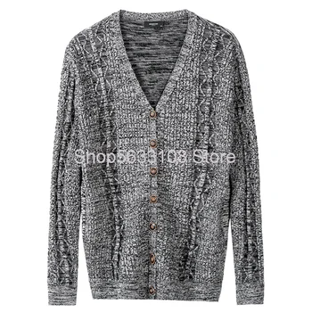 Big Size Knitting Shirt Male Cardigan Long Sleeve Sweater Loose Leisure Plus Fat Plus Inside Wear Outside Fat Fat Man Top
Big Size Knitting Shirt Male Cardigan Long Sleeve Sweater Loose Leisure Plus Fat Plus Inside Wear Outside Fat Fat Man Top