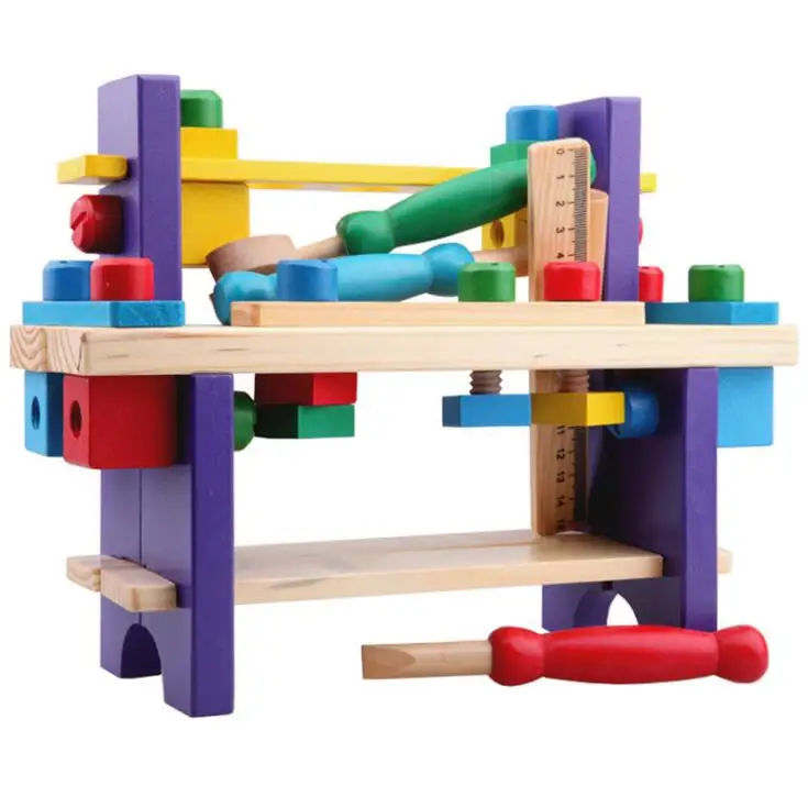 Wooden Construction Bench Disassembly Assembly Educational Montessori Toys For Boys Kids Workbench Set Tool With Nuts Bolt
Wooden Construction Bench Disassembly Assembly Educational Montessori Toys For Boys Kids Workbench Set Tool With Nuts Bolt