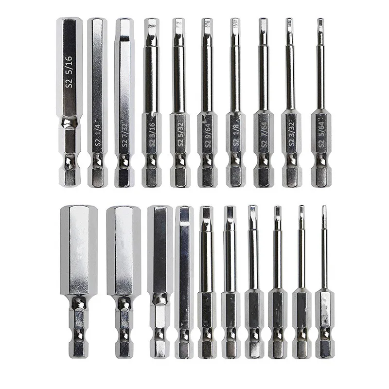 1/4 Inch Hexagon Socket Bit Hexagonal Screwdriver Bits 3/32 3/16 5/16 7/32 7/64 9/64 1/8
1/4 Inch Hexagon Socket Bit Hexagonal Screwdriver Bits 3/32 3/16 5/16 7/32 7/64 9/64 1/8