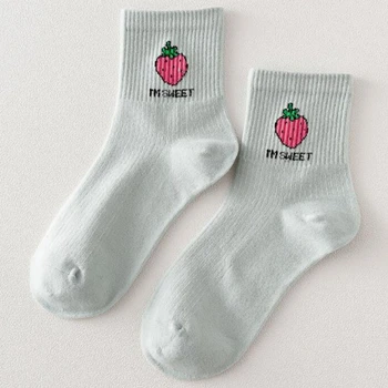 Womens Colorful Crew Socks Cotton Knitting Fruit Funny Pattern Casual Warm Girls 
Womens Colorful Crew Socks Cotton Knitting Fruit Funny Pattern Casual Warm Girls