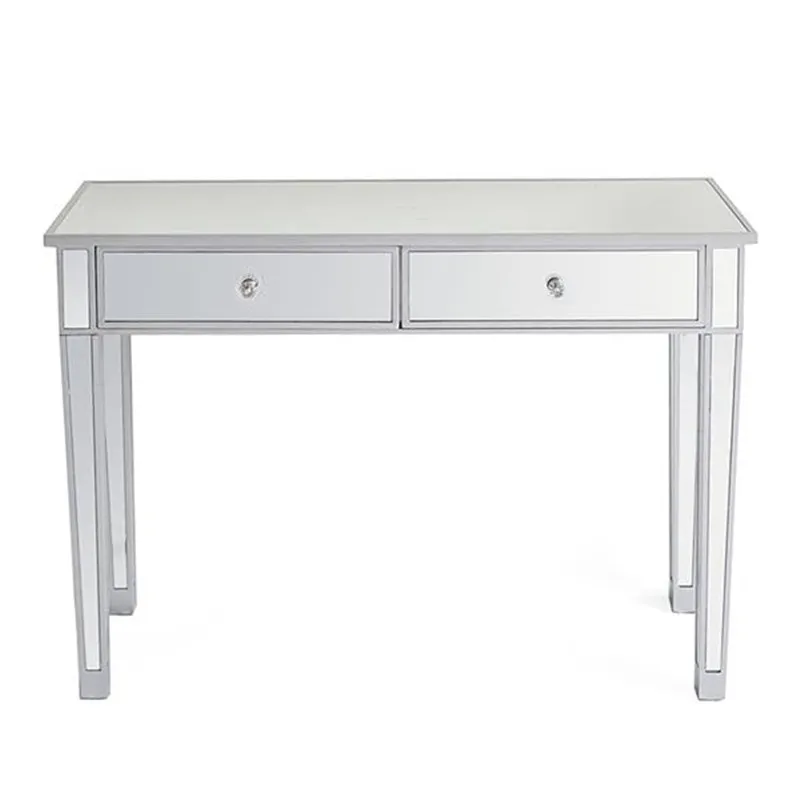 Mirrored Makeup Table Desk Vanity for Women with 2 Drawers Desk for Make up Bedroom
Mirrored Makeup Table Desk Vanity for Women with 2 Drawers Desk for Make up Bedroom