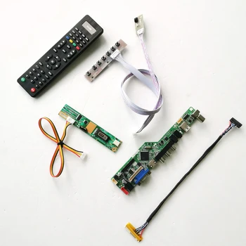 For LP154W01-TLE3/TLE4 HDMI VGA USB AV RF keyboard+Remote+Inverter T.V56 drive card board LVDS 1CCFL 30Pin LCD panel monitor Kit
For LP154W01-TLE3/TLE4 HDMI VGA USB AV RF keyboard+Remote+Inverter T.V56 drive card board LVDS 1CCFL 30Pin LCD panel monitor Kit
