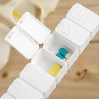 1pc One Week 7-days Small Medicine Pill Drug Box Pill Drug Mini Pillbox Container Non-removable Plastic Case Holder
1pc One Week 7-days Small Medicine Pill Drug Box Pill Drug Mini Pillbox Container Non-removable Plastic Case Holder