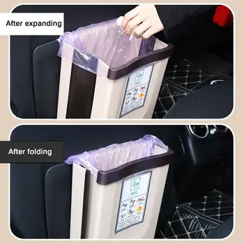 Folding Trash Can Garbage Box Universal Home Car Trash Bin Plastic Hanging Garbage Can for Auto Back Seat Cabinet Kitchen
Folding Trash Can Garbage Box Universal Home Car Trash Bin Plastic Hanging Garbage Can for Auto Back Seat Cabinet Kitchen