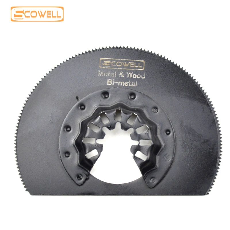 SCOWELL 80mm HSS Bi-metal Hlaf Round Segment Oscillating Saw Blades For Wood Nail Soft Metal Multimaster Power Tools
SCOWELL 80mm HSS Bi-metal Hlaf Round Segment Oscillating Saw Blades For Wood Nail Soft Metal Multimaster Power Tools