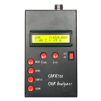 SARK100 1-60MHz HF ANT SWR Antenna Analyzer Meter Standing Wave Tester for Ham Radio Hobbyists Impedance Capacitance Measurer
SARK100 1-60MHz HF ANT SWR Antenna Analyzer Meter Standing Wave Tester for Ham Radio Hobbyists Impedance Capacitance Measurer