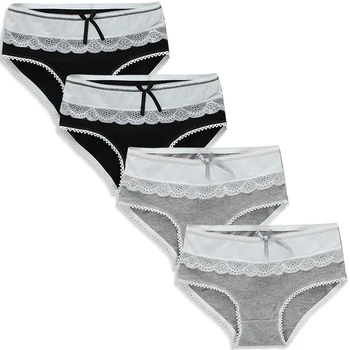 4Pcs/Lot Solid Color Panties Children 8-14Years Old Lace Briefs Little Girl's Big Girl's Puberty Teens Teenage Underwear Young
4Pcs/Lot Solid Color Panties Children 8-14Years Old Lace Briefs Little Girl's Big Girl's Puberty Teens Teenage Underwear Young