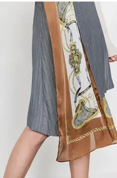 Women Skirt 2019 New Fashion Irregular Striped Scarf-Stitching Skirt
Women Skirt 2019 New Fashion Irregular Striped Scarf-Stitching Skirt