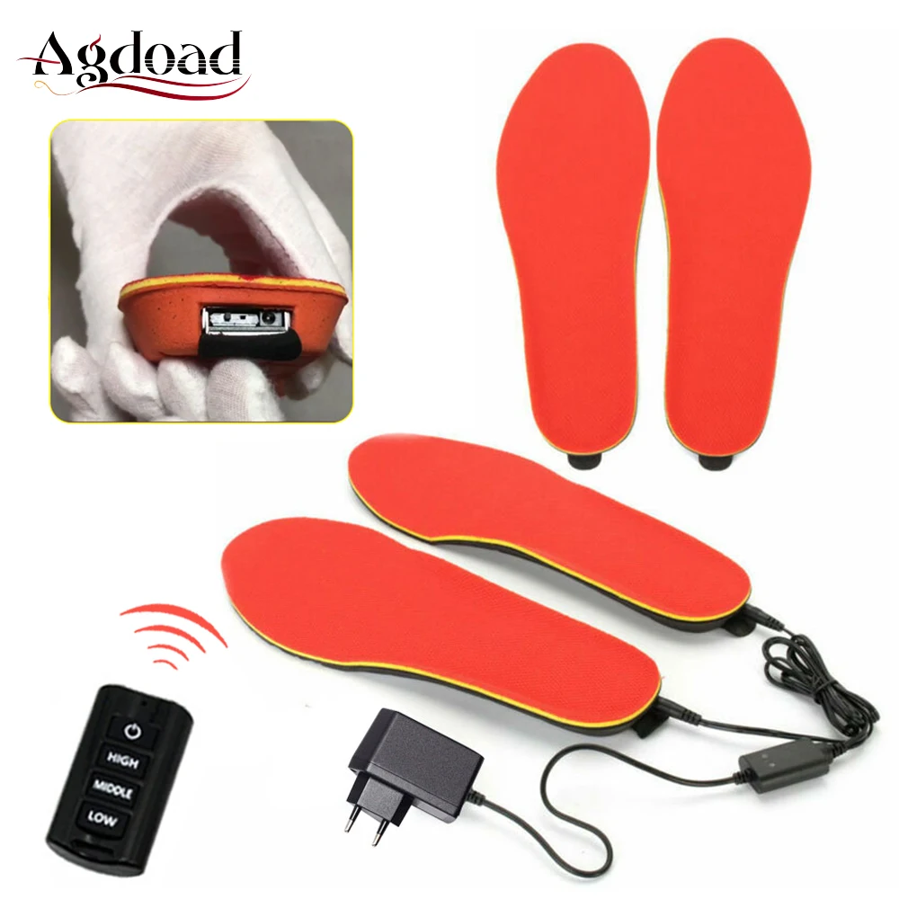 Rechargeable USB Heated Insoles Remote Control Constant Heating Warming Foot Warmer Adjustable Size 41-46 Men Women Shoe Pads
Rechargeable USB Heated Insoles Remote Control Constant Heating Warming Foot Warmer Adjustable Size 41-46 Men Women Shoe Pads