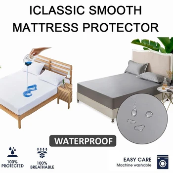 Waterproof Bedding Sheet Bed Cover Breathable Mattress Cover Hypoallergenic Mattress Covers
Waterproof Bedding Sheet Bed Cover Breathable Mattress Cover Hypoallergenic Mattress Covers