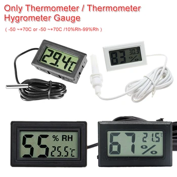 LCD Indoor Convenient Humidity Meter Temperature Sensor Thermometer Hygrometer Gauge for Refrigerator Aquarium Monitoring
LCD Indoor Convenient Humidity Meter Temperature Sensor Thermometer Hygrometer Gauge for Refrigerator Aquarium Monitoring