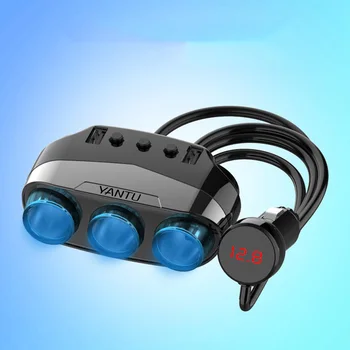 Hiyork 3.1A High Power Durable Car three USB interface one minute three cigarette lighter HUB large truck charger 100W
Hiyork 3.1A High Power Durable Car three USB interface one minute three cigarette lighter HUB large truck charger 100W
