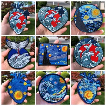 Prajna Van Gogh Embroidered Patches For Clothing Iron On Patches Stripes On Clothes Adventure Outdoor Patches On Jacket Clothes
Prajna Van Gogh Embroidered Patches For Clothing Iron On Patches Stripes On Clothes Adventure Outdoor Patches On Jacket Clothes