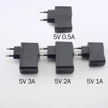 마이크로 USB 충전기 AC-DC 충전 범용 USB 전원 어댑터 공급 장치, 100V-240V 출력 휴대폰 전원 뱅크 E14, 5V 0.5A 1A 2A 3A