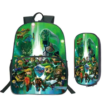 The Legend of Zelda Backpack Colourful Pattern School Backpack Children Boys Girls Daily Backpack with Cheap Pencil Box
The Legend of Zelda Backpack Colourful Pattern School Backpack Children Boys Girls Daily Backpack with Cheap Pencil Box