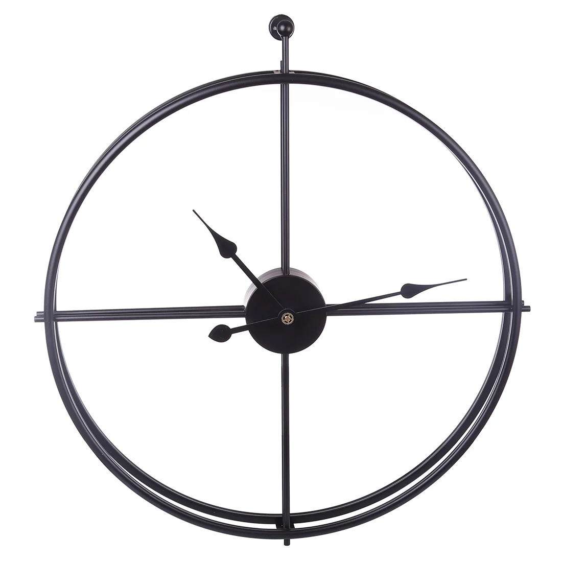24 Inches Retro Wrought Iron Silent Wall Clock Simple Hanging Clock Modern Design Watch For Home Living Room Decoration - Black
24 Inches Retro Wrought Iron Silent Wall Clock Simple Hanging Clock Modern Design Watch For Home Living Room Decoration - Black