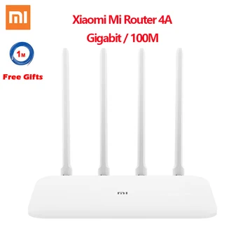 Xiaomi Mi WiFi Router 4A Gigabit Edition 1167Mbps Dual Band Dual Core 2.4G 5Ghz 802.11ac High Gain 4 Antennas Remote APP Control
Xiaomi Mi WiFi Router 4A Gigabit Edition 1167Mbps Dual Band Dual Core 2.4G 5Ghz 802.11ac High Gain 4 Antennas Remote APP Control