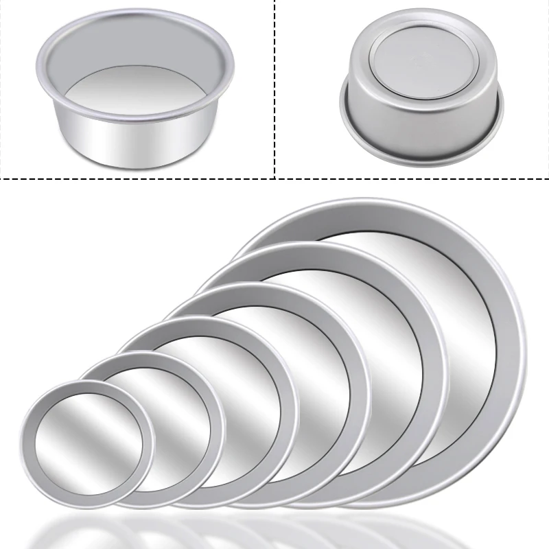 Full Size Round Anodized Aluminum Cake Mold Set Removable Base Non Stick Cheesecake Baking Pans suit for Wedding Birthday Party
Full Size Round Anodized Aluminum Cake Mold Set Removable Base Non Stick Cheesecake Baking Pans suit for Wedding Birthday Party
