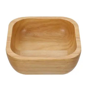 Wooden Fruit Bowl Practical Salad Bowl Square Snacks Bowl Multifunctional Bowl
Wooden Fruit Bowl Practical Salad Bowl Square Snacks Bowl Multifunctional Bowl