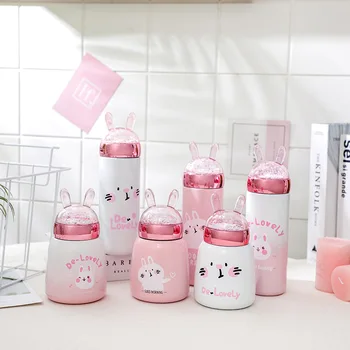 Korea Creative Fashion Stainless Steel Portable Handy Cup Harajuku Rabbit Thermos Girl Heart Student Cup 
Korea Creative Fashion Stainless Steel Portable Handy Cup Harajuku Rabbit Thermos Girl Heart Student Cup