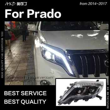 AKD Car Styling for Toyota Prado LC150 LED Headlight 2013-2017 Prado LED DRL Hid Head Lamp Angel Eye Bi Xenon Beam Accessories
AKD Car Styling for Toyota Prado LC150 LED Headlight 2013-2017 Prado LED DRL Hid Head Lamp Angel Eye Bi Xenon Beam Accessories