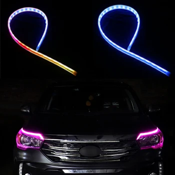 2PCS Day Light LED Car Waterproof Light Assembly 12V Daytime Running DRL Round Slim Turn Signal COB Flexible Strip Driving Lamp
2PCS Day Light LED Car Waterproof Light Assembly 12V Daytime Running DRL Round Slim Turn Signal COB Flexible Strip Driving Lamp