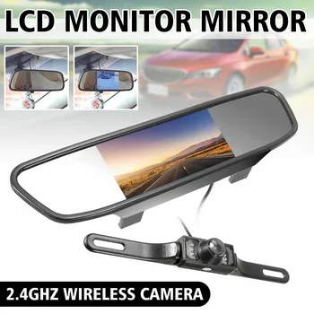 Wireless Reverse Car Rear View Camera 4.3" TFT Rearview Mirror Monitor HD Video Parking LED Night Vision CCD Backup Cameras Kit
Wireless Reverse Car Rear View Camera 4.3" TFT Rearview Mirror Monitor HD Video Parking LED Night Vision CCD Backup Cameras Kit
