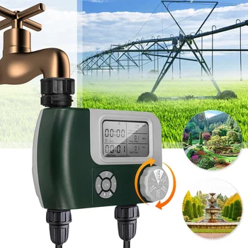 Water Timer Garden Automatic Watering Irrigation System Controller Dual Hose Connector Water Timer Large Digital Display
Water Timer Garden Automatic Watering Irrigation System Controller Dual Hose Connector Water Timer Large Digital Display