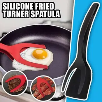 2 In 1 Grip and Flip Tongs Egg Spatula Tongs Clamp Pancake Fried Egg French Toast Omelet Overturned Turner Kitchen Accessories
2 In 1 Grip and Flip Tongs Egg Spatula Tongs Clamp Pancake Fried Egg French Toast Omelet Overturned Turner Kitchen Accessories