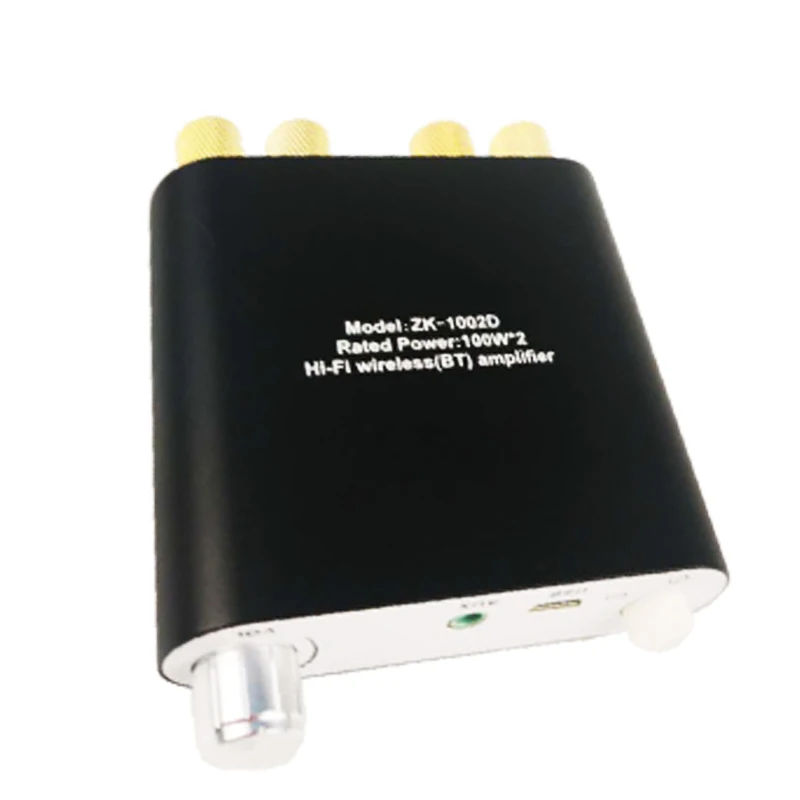 ZK-1002D Bluetooth 100 Беспроводная стерео аудио Плата усилителя мощности TPA3116D2 100 Вт + Вт автомобильный усилитель для домашнего кинотеатра AUX USB
ZK-1002D Bluetooth 100 Беспроводная стерео аудио Плата усилителя мощности TPA3116D2 100 Вт + Вт автомобильный усилитель для домашнего кинотеатра AUX USB