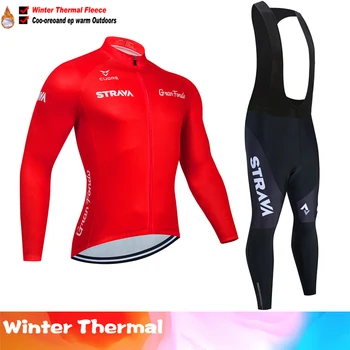 Red STRAVA Winter Fleece Pro Cycling Jersey Set Mountian Bicycle Clothes Wear Ropa Ciclismo Racing Bike Clothing Cycling Set
Red STRAVA Winter Fleece Pro Cycling Jersey Set Mountian Bicycle Clothes Wear Ropa Ciclismo Racing Bike Clothing Cycling Set