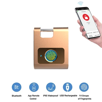 Bluetooth Phone APP ControI Keyless with Wide Scope of Application Simplicity Fingerprint Unlock Anti Theft USB Padlock
Bluetooth Phone APP ControI Keyless with Wide Scope of Application Simplicity Fingerprint Unlock Anti Theft USB Padlock