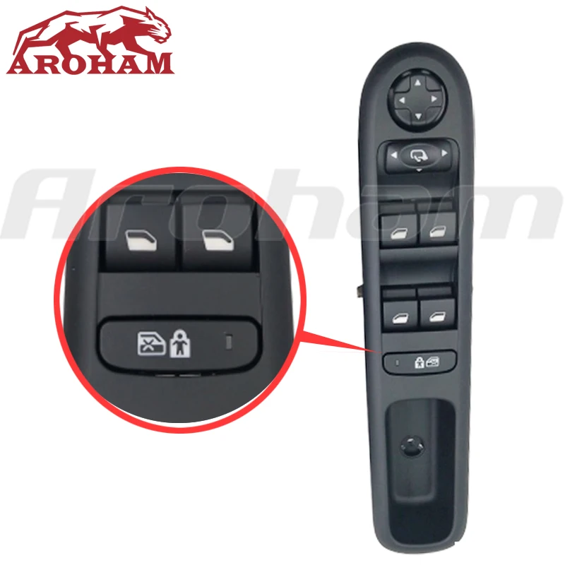 PEUGEOT 206 Pericolo Luce Interruttore Pannello con Interruttore