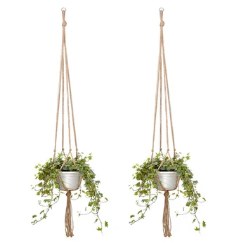 3Pcs Plant Hanger Hemp Rope Hanging Planter Basket Net Bag Flowerpot Plant Hanger Rack Wall Hanging Plant Flower Pot Holder
3Pcs Plant Hanger Hemp Rope Hanging Planter Basket Net Bag Flowerpot Plant Hanger Rack Wall Hanging Plant Flower Pot Holder