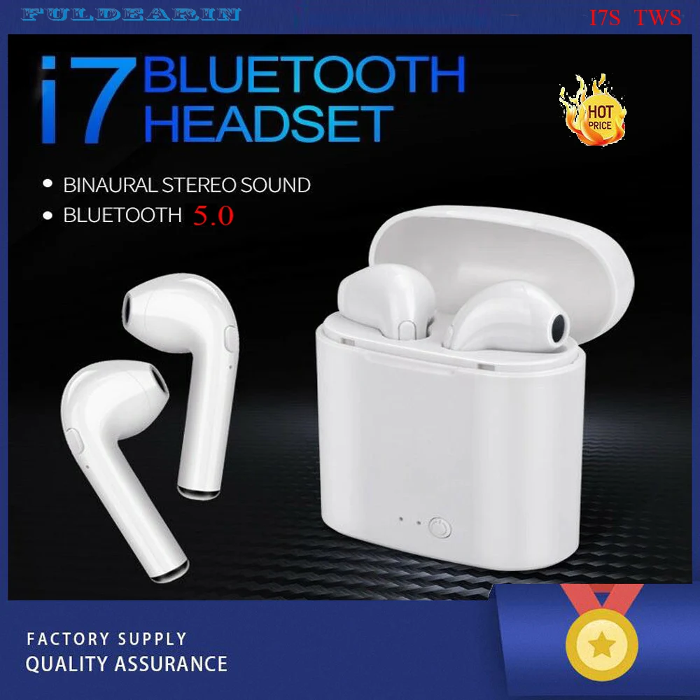 Magnetic Charging Box i7S TWS Mini Wireless Bluetooth Music Stereo Earbuds Headset Earphones For iPhoneIOS Andriod Huawei Xiaomi
Magnetic Charging Box i7S TWS Mini Wireless Bluetooth Music Stereo Earbuds Headset Earphones For iPhoneIOS Andriod Huawei Xiaomi