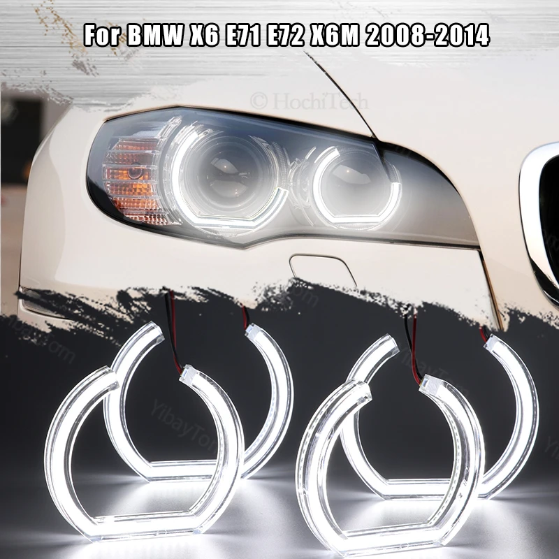 Excellent Quality Car Accessories Ultra Bright DTM M4 Style Led Angel Eyes Kit Halo Rings for BMW X6 E71 E72 X6M 2008-2014
Excellent Quality Car Accessories Ultra Bright DTM M4 Style Led Angel Eyes Kit Halo Rings for BMW X6 E71 E72 X6M 2008-2014
