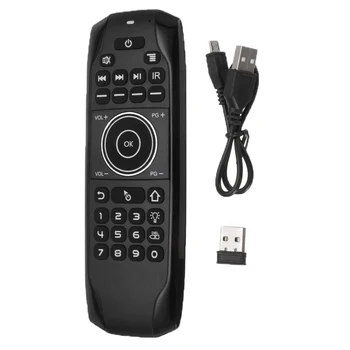 G7 Russian Backlit Fly Air Mouse with IR Learning Wireless Mini Keyboard for Android TV BOX Universal 2.4G Remote Control
G7 Russian Backlit Fly Air Mouse with IR Learning Wireless Mini Keyboard for Android TV BOX Universal 2.4G Remote Control